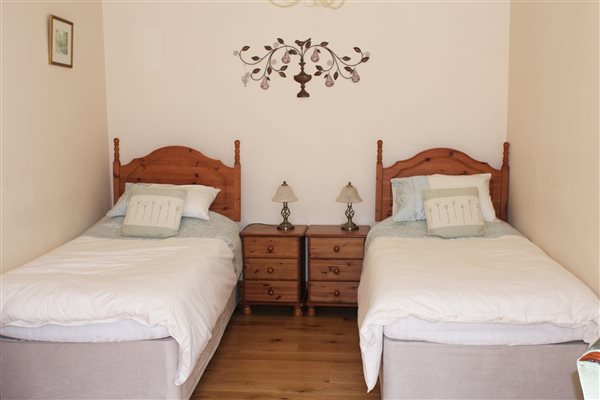 Torridge room as Twin at Forda Farm B&B, Thornbury, Devon.